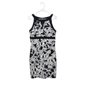 WHBM Instantly Slimming Floral Bodycon Dress Size 10 Medium Stretch